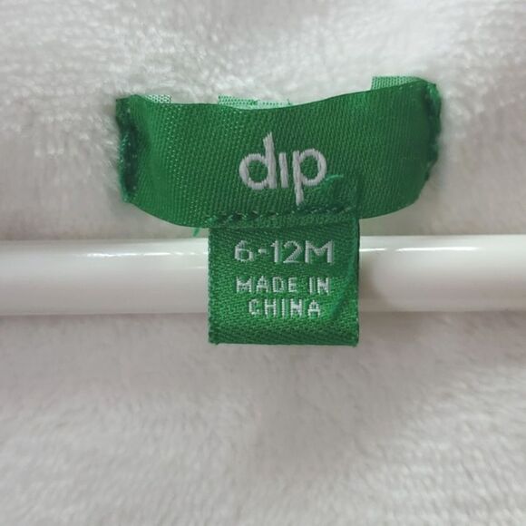 Dip Brand Girls 6-12 Months Black And White Cat Raincoat With Hood, Super Soft - Picture 5 of 14